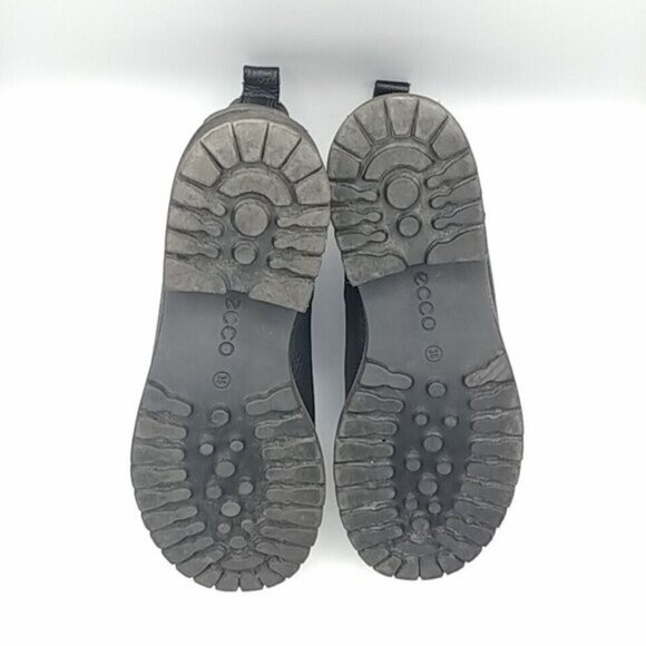 ECCO Black Leather Cheslea Boots - EU 38 - Picture 6 of 6